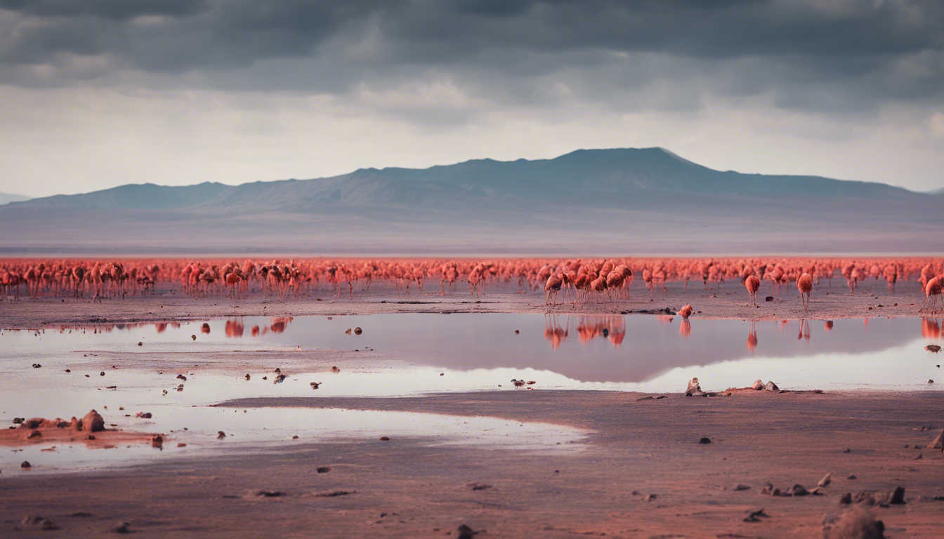 découvrez les merveilles du lac natron en tanzanie, un site unique au monde où se mêlent nature sauvage, faune exceptionnelle et paysages spectaculaires.