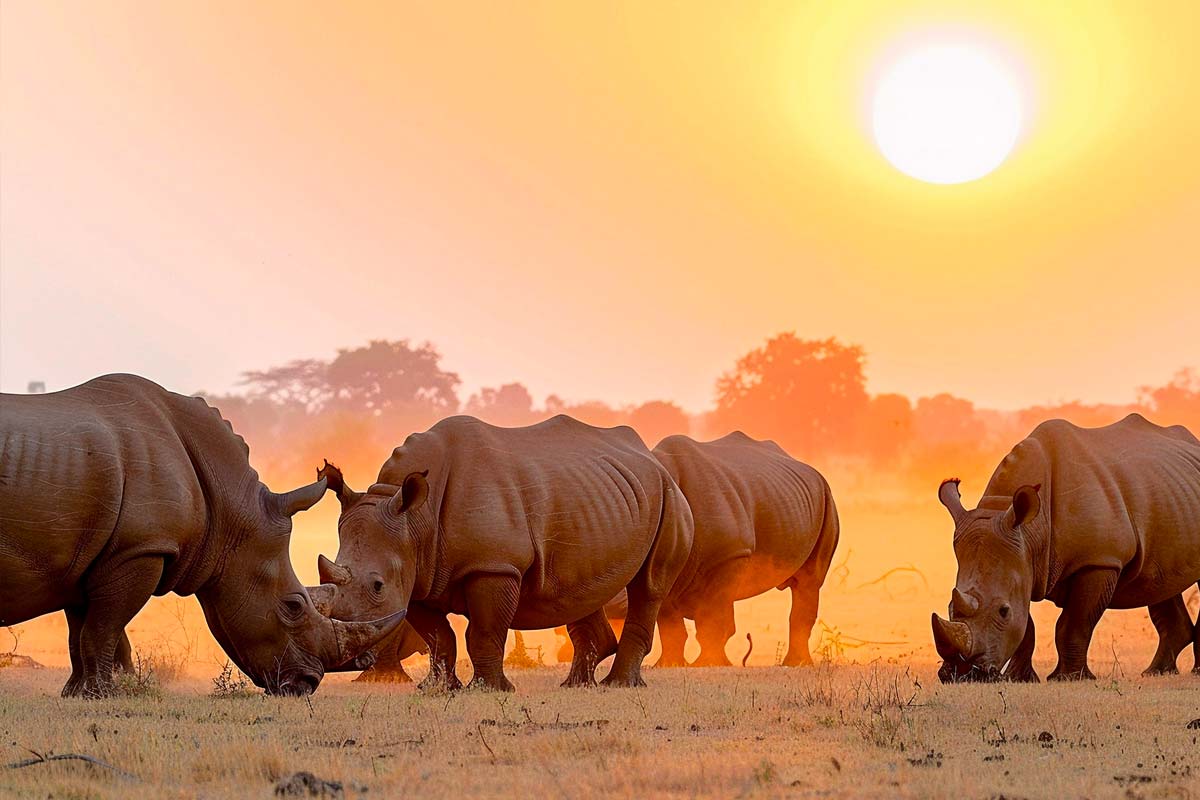 rhinoceros safari afrique du sud