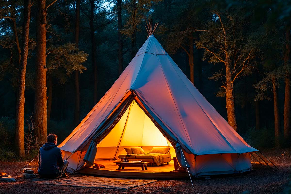 Séjour en tipi