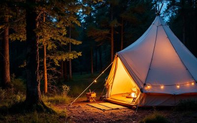 Dormir sous un tipi en plein air : une expérience insolite